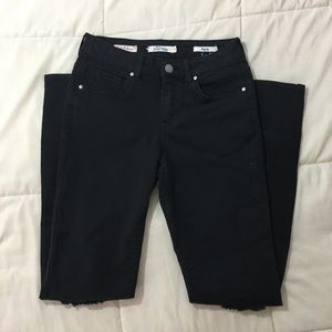 Wild Blue Black Rhinestone Leggings